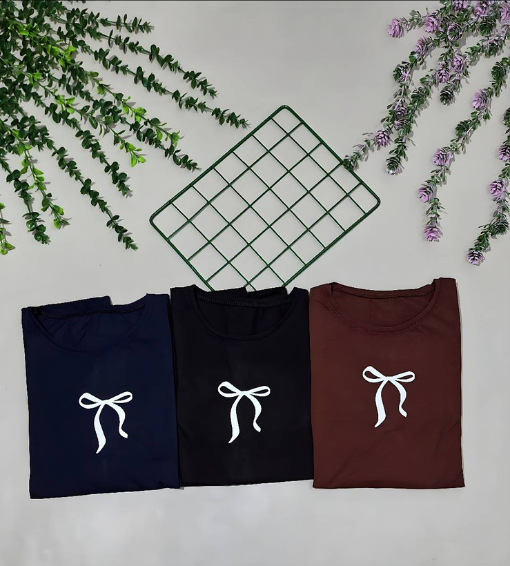 تیشرت لانگ پاپیون زیبا و شیک 🥰🎀کد 569 آدراپانا