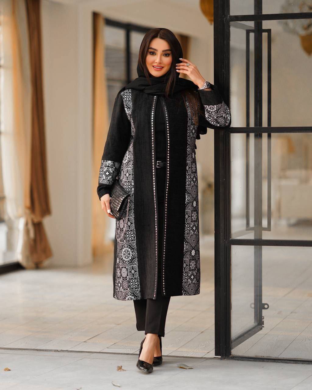 مانتو مجلسی فرزانه زیبا و شیک 😍✅6985الیشکا