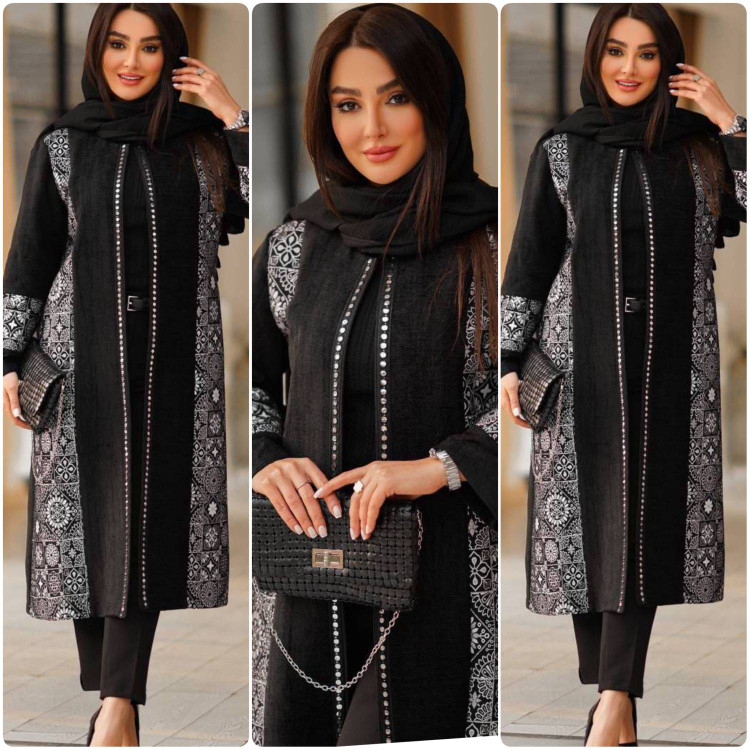مانتو مجلسی فرزانه زیبا و شیک 😍✅6985الیشکا