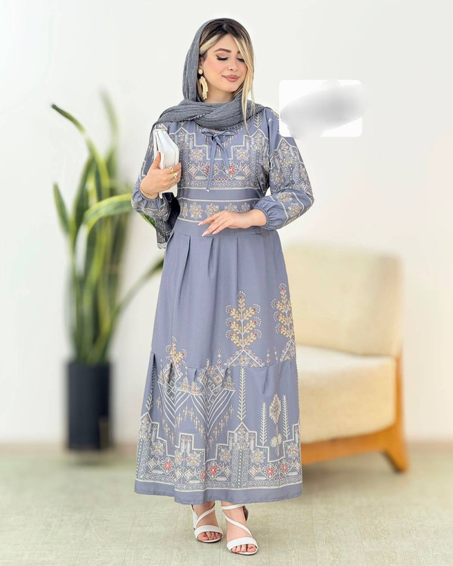 پیراهن ساحلی سنتی زیبا وشیک تنخور عالی در رنگبندی 🌈 🌈 کد ۱۲۸۷۴ ستشو