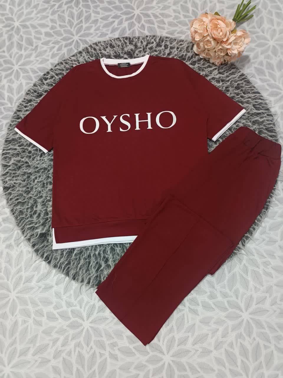 ست تیشرت شلوار OYSHO دورس چهار فصل زیبا و جذاب تنخور عالی در رنگبندی زیبا 🎀 🎀 کد ۱۵۸۰۳ دلتا