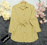 شومیز مانتویی سوگل با کیفیت در رنگ بندی کد 100۵۲۴ارغوان