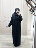 مانتو عبایی جیب دار آفاق کیفیت عالی 😍✅16735آمیگل