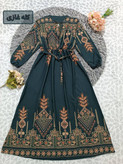 پیراهن کتیبه کلوش بوگاتی اعلا تنخور عالی وشیک در رنگ بندی 🎀 🎀 کد۳۱۵۸ دلتا