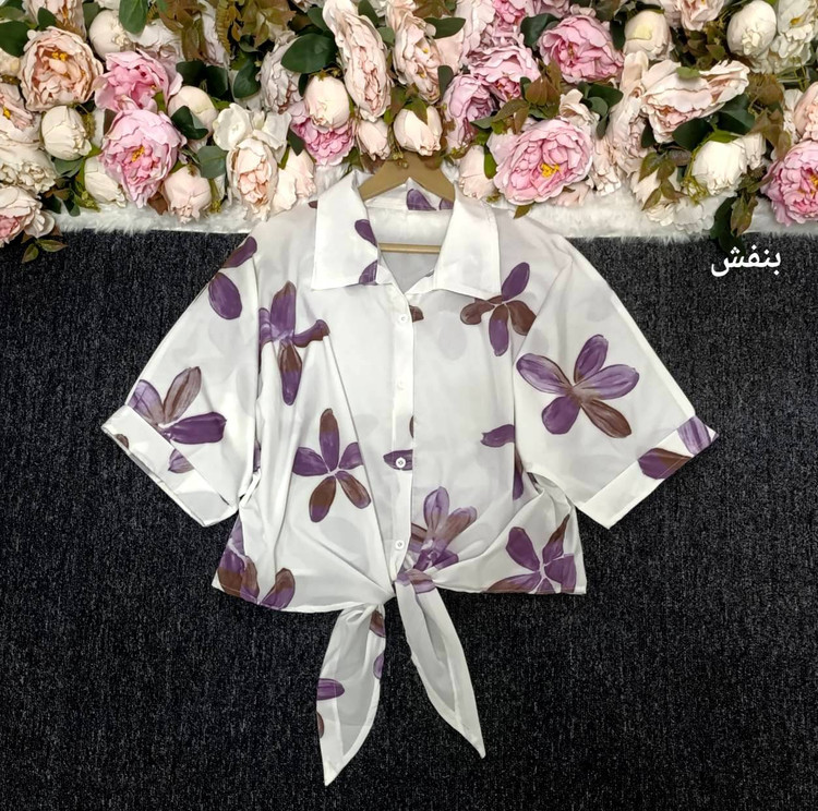 شومیز گره ای نازنین بوگاتی وارداتی درجه یک زیبا وشیک تنخور عالی در رنگبندی 🥰🥰کد۱۶۹۴۹ مدلند
