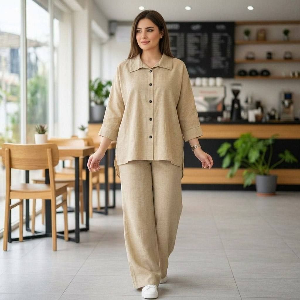 ست دو تیکه آوا با انوع رنگبندی💯🛍🌈۷۵۹۸۱شهرزاد