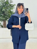 شومیز مانتویی هایا صوفیا ساده 💯🌈🎀🛍۷۶۰۰۲ شهرزاد