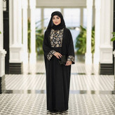 عبا مزونی یقه زیپ دار زرین الیزه گرم بالا کد 16579 چیچک