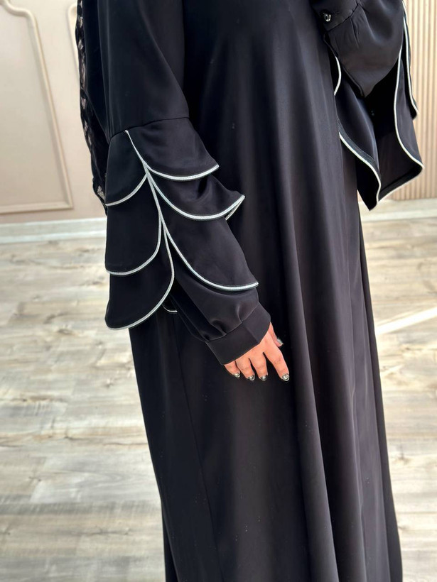 مانتو عبایی آیلار کیفیت عالی ارسال 10روز کاری ✅😍4061آمیگل