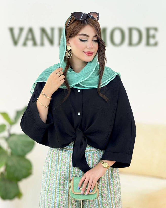 شومیز گره ای آمیتیس در رنگ بندی زیبا و شیک 🥰🫀کد 215 شیک و مد