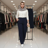 شلوار راسته مازراتی اعلا در دو رنگ زیبا و سایز بندی کد 3455 والیا