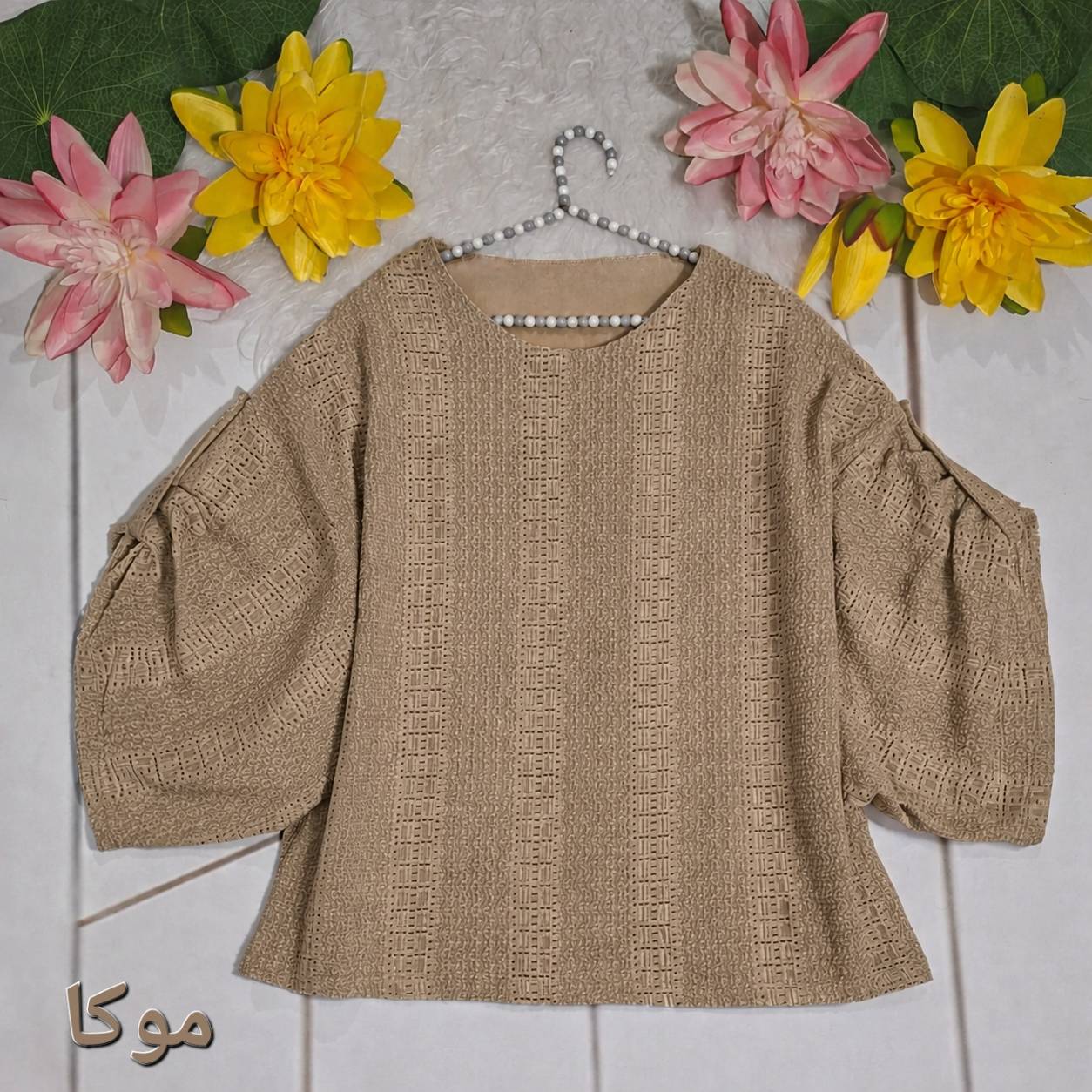 شومیز زیبا و خاص با کیفیت عالی در رنگ بندی کد865بیبی