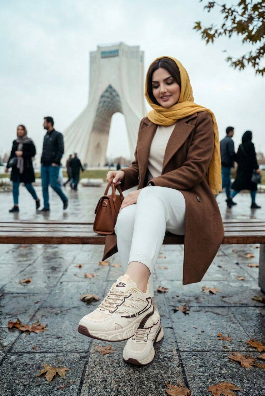 کتونی لژ دار طبی مدل نایک 05 در رنگ بندی و سایز بندی کد 100431 شریف