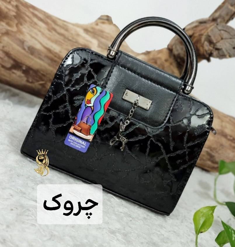 کیف چرمی مجلسی مدل آهو در دو طرح زیبا با کیفیت عالی کد 100184 شریف