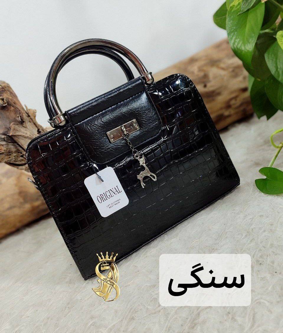 کیف چرمی مجلسی مدل آهو در دو طرح زیبا با کیفیت عالی کد 100184 شریف