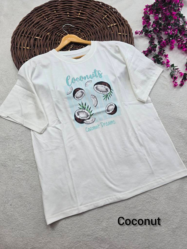 تیشرت summer سوپر پنبه درجه یک زیبا وشیک تنخور عالی در رنگبندی 🌈 🌈 کد ۱۸۱۳۷ ستشو
