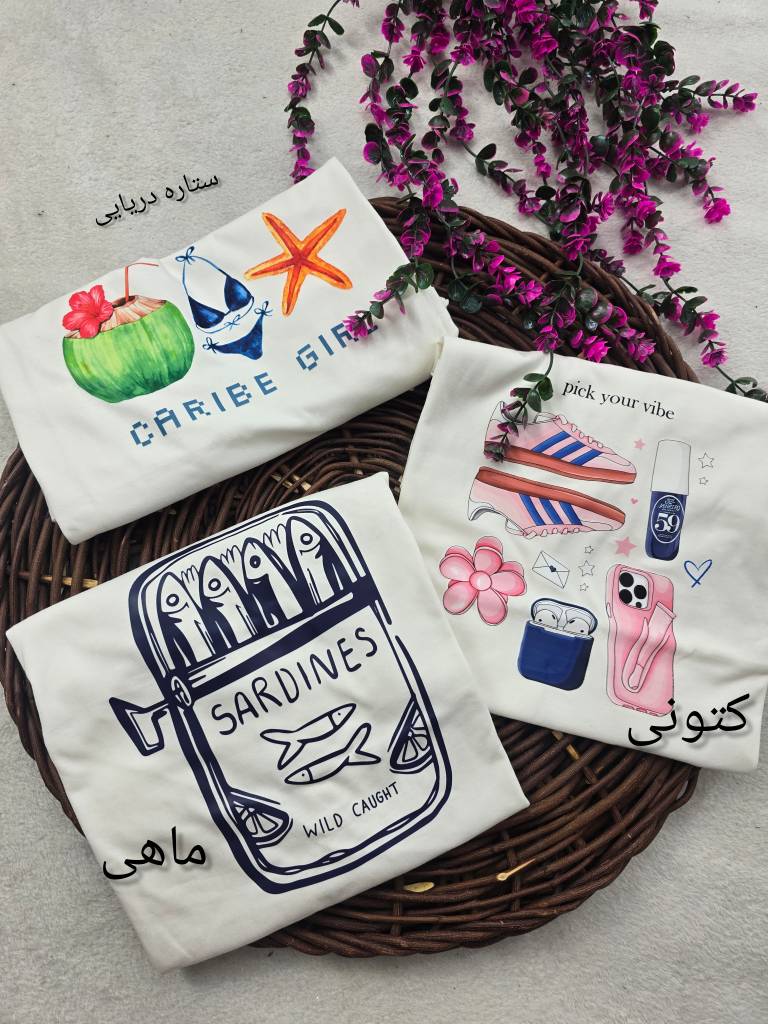 تیشرت summer سوپر پنبه درجه یک زیبا وشیک تنخور عالی در رنگبندی 🌈 🌈 کد ۱۸۱۳۷ ستشو
