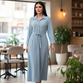 کفتان بلند سهیلا با کیفیت عالی و رنگ بندی زیبا کد 100656 ارغوان