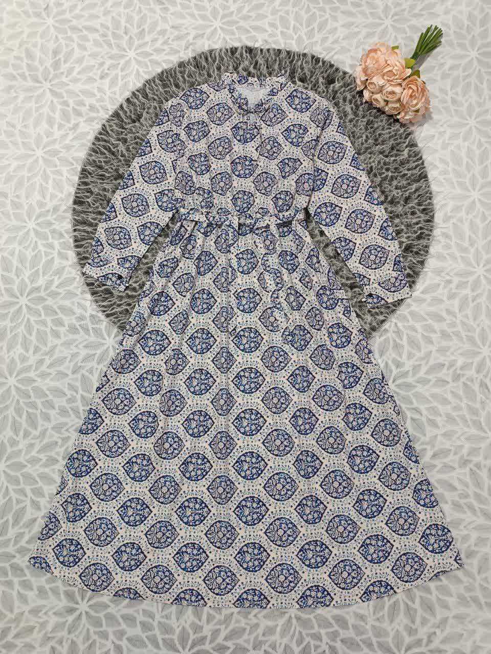 پیراهن ساحلی ناردون زیبا وشیک تنخور عالی دوخت مزونی در رنگ بندی 🎀 🎀 کد۱۵۱۹۷ دلتا