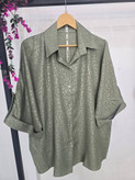 شومیز پلنگی آستین سوفیا ژاکارد زیبا وجذاب تنخور عالی در رنگبندی 🌈 🌈 کد ۱۸۱۶۷ ستشو