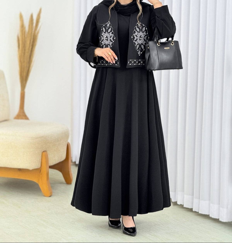 پیراهن پر چین و جلیغه مازراتی🛍💯۱۵۷۵۲ نفیس