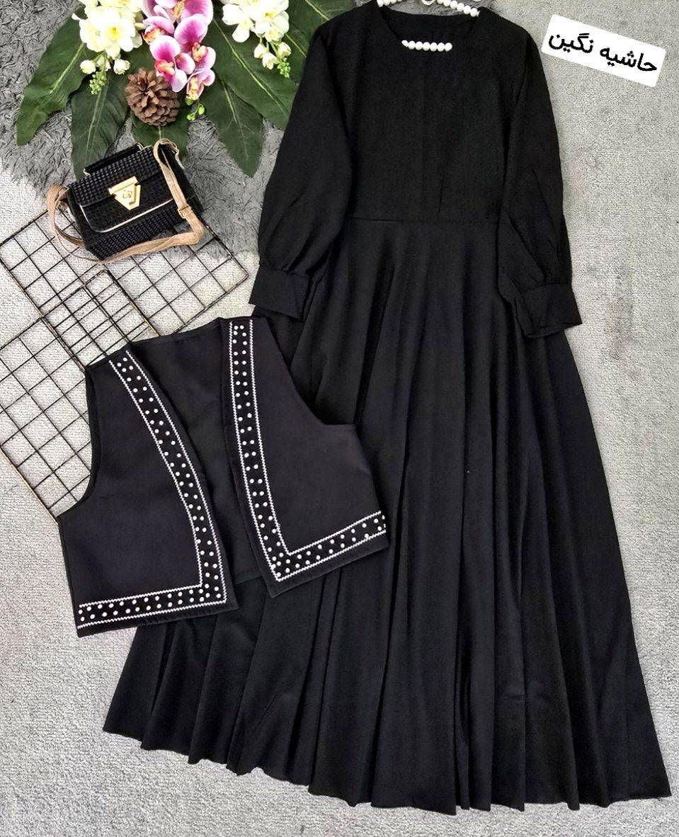 پیراهن پر چین و جلیغه مازراتی🛍💯۱۵۷۵۲ نفیس