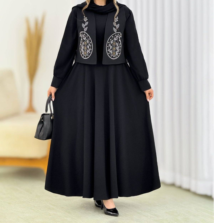 پیراهن پر چین و جلیغه مازراتی🛍💯۱۵۷۵۲ نفیس