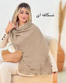شال پلیسه لبه توری 🎀🌈🌈💯۵۸۲۶ نفیس