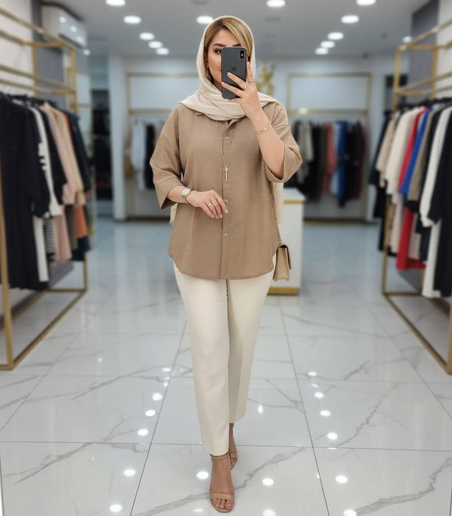 شومیز نگینی پشت دکمه زیبا و شیک در رنگ بندی متنوع 🎀🥰کد 18275 کلار