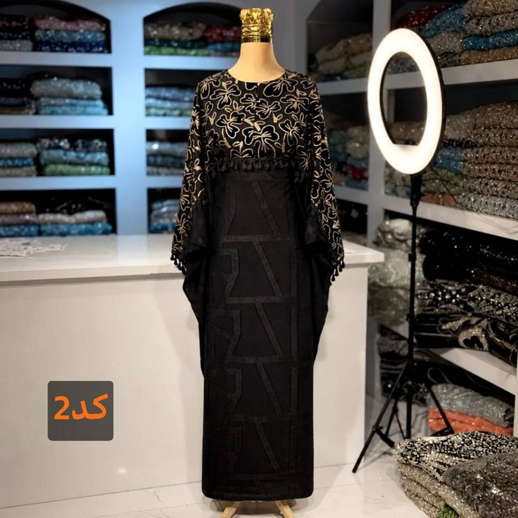 عبایی شنلدار خرم سلطان با کیفیت عالی در دو طرح کد18232 چیچک