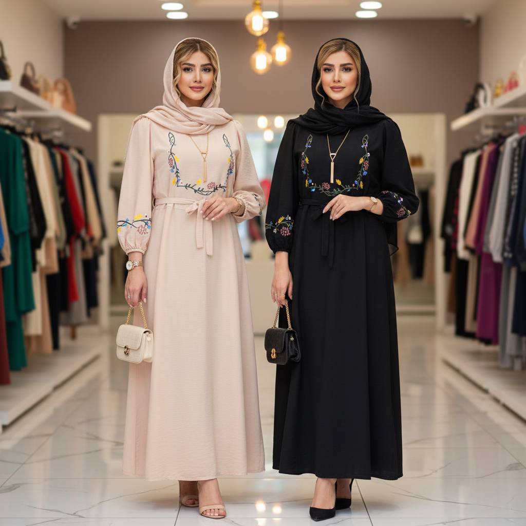 کفتان گلدوزی گلبرگ در رنگ بندی زیبا با کیفیت عالی کد 6646 والیا