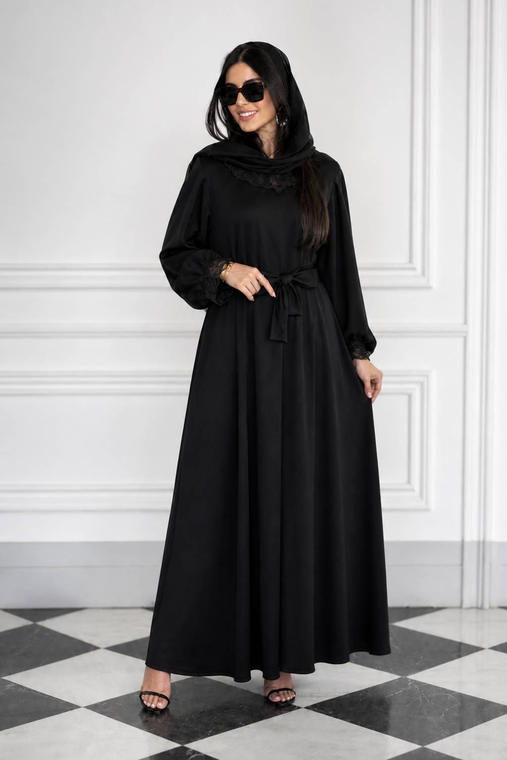 عبا مروارید پارت سه زیبا وشیک تنخور عالی پارچه درجه یک 🥰کد ۱۴۰۳۵ ستشو