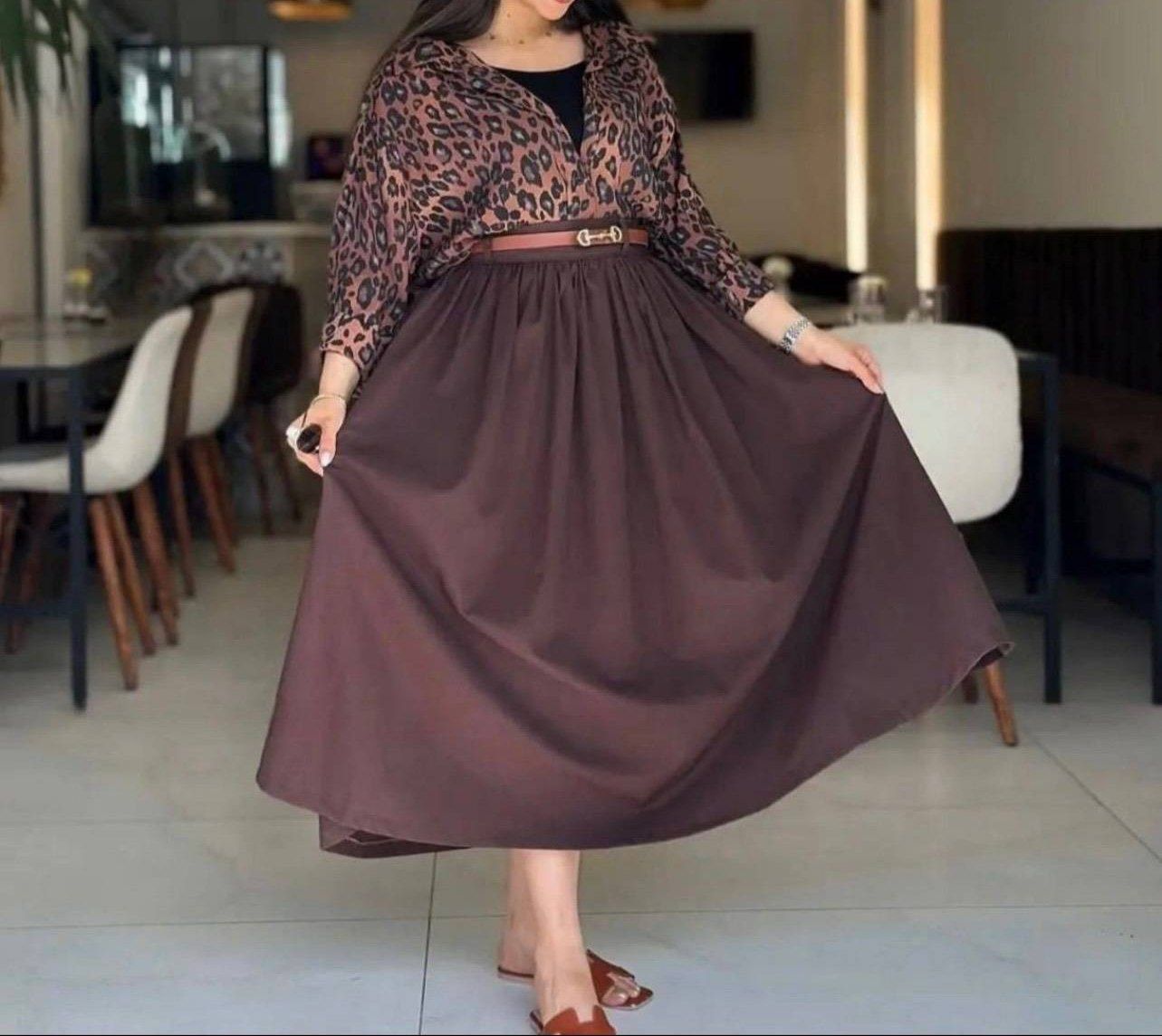 ست شومیز و شلوار دامن جگوار 🛍💯🎀۱۸۲۹۸ نفیس