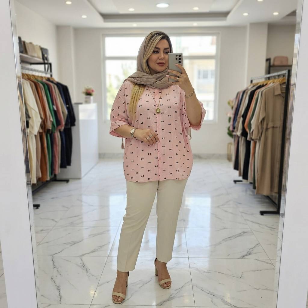 شومیز کیمونو پاپیون در رنگ بندی شیک و جذاب 🥰😍کد18314 کلار