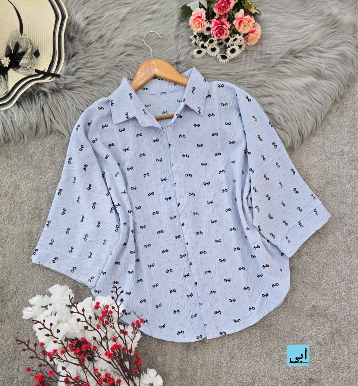شومیز کیمونو پاپیون در رنگ بندی شیک و جذاب 🥰😍کد18314 کلار