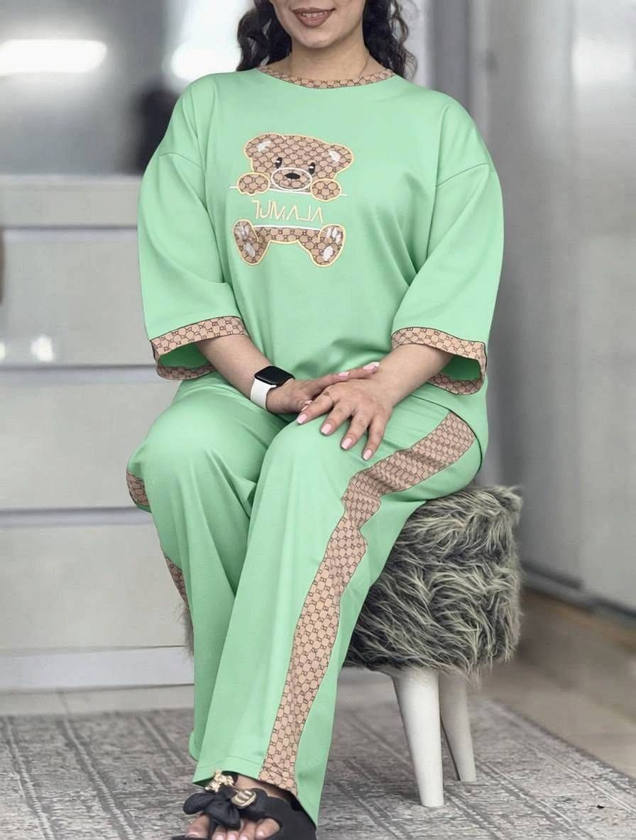 ست نسرین پنبه گلکسی با کیفیت 🛍💯🌈۱۰۳۷۹ نفیس
