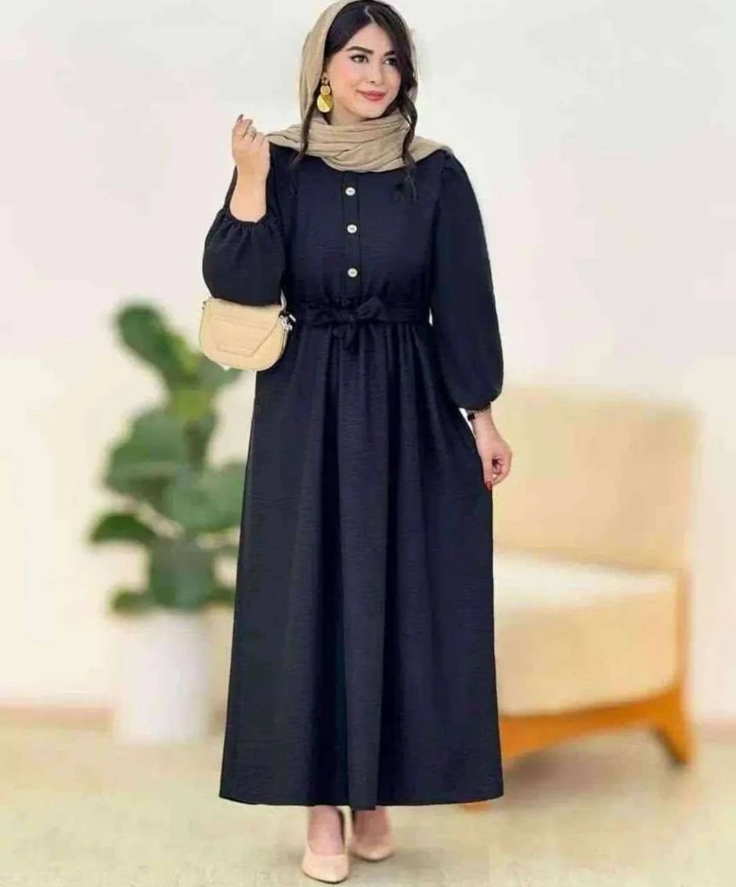 پیراهن ریما اطلس شاین دار با کیفیت در رنگ بندی کد 13464 الیشکا