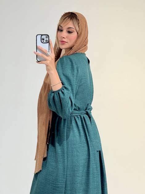 پیراهن ریما اطلس شاین دار با کیفیت در رنگ بندی کد 13464 الیشکا