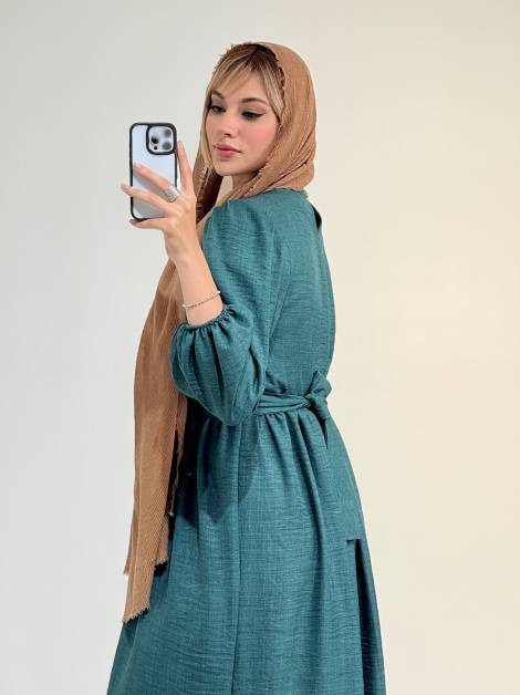 پیراهن ریما اطلس شاین دار با کیفیت در رنگ بندی کد 13464 الیشکا