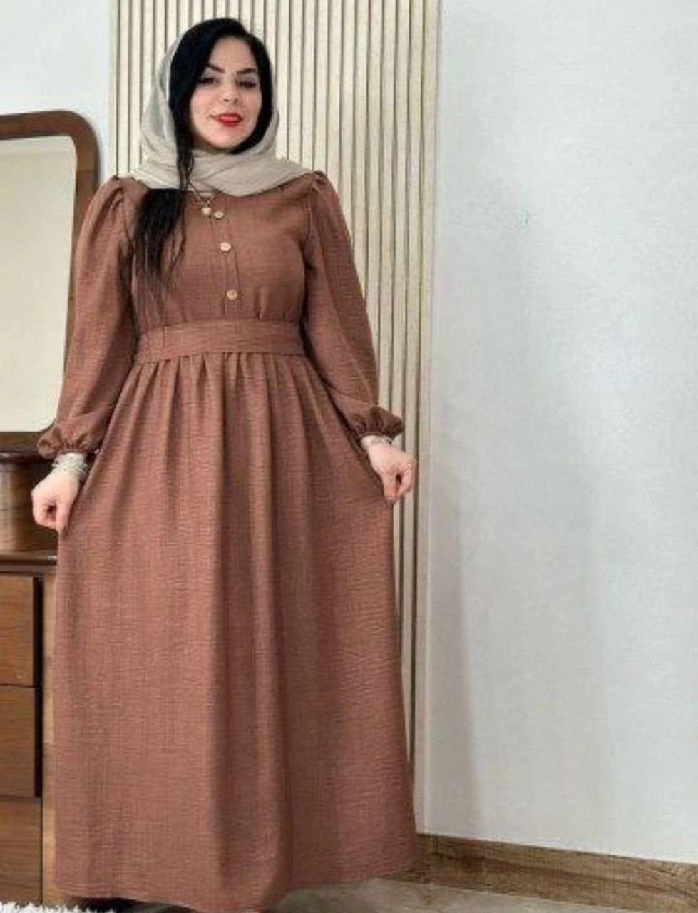 پیراهن ریما اطلس شاین دار با کیفیت در رنگ بندی کد 13464 الیشکا