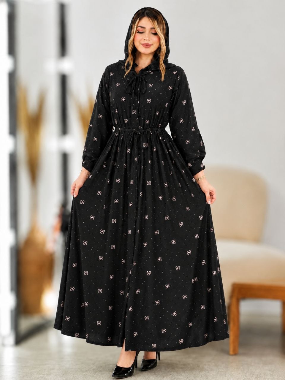 پیراهن بلند طرح پاپیون ۴۷۵ حدیث 🛍💯🎀
