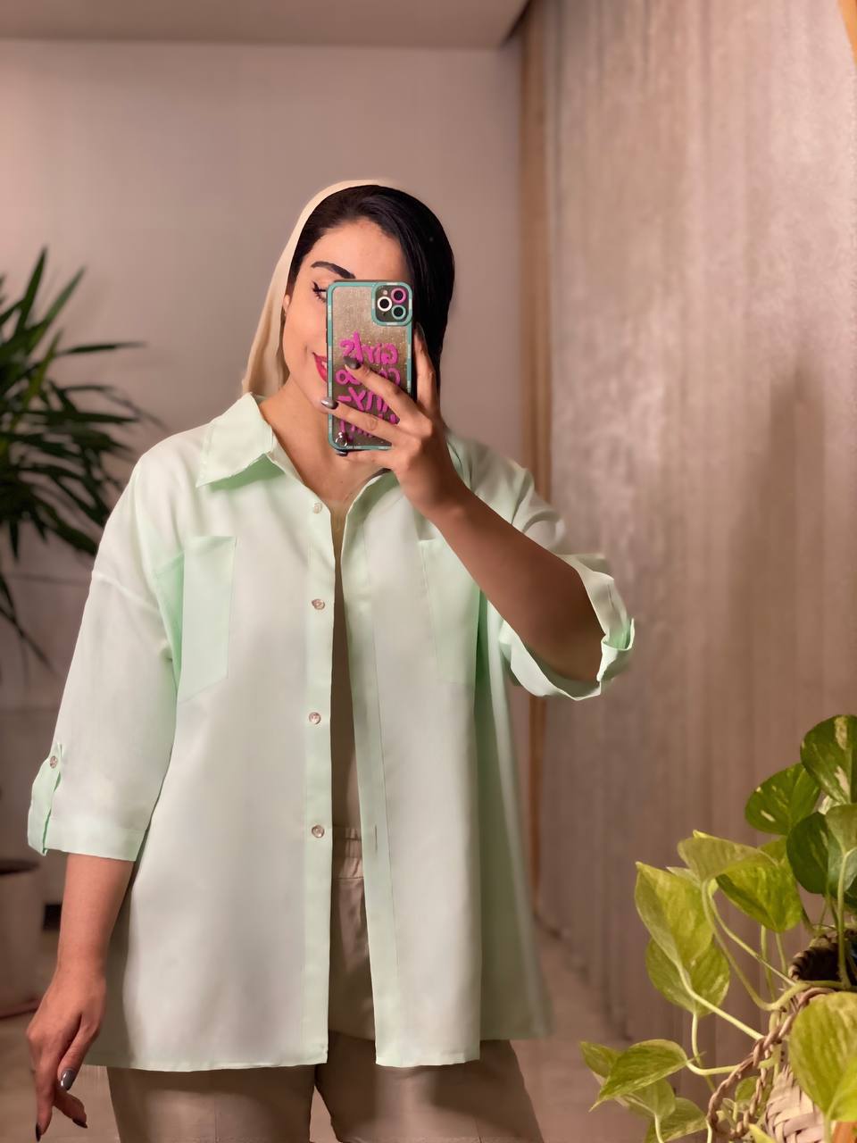 مانتو شومیز هما با جنس داکرون 🛍💯🎀۳۲آرشیدا