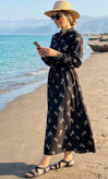 پیراهن یقه چین بابونه سبک وخنک تکرنگ 🎀🎀کد۱۹۴۱۹ دلتا