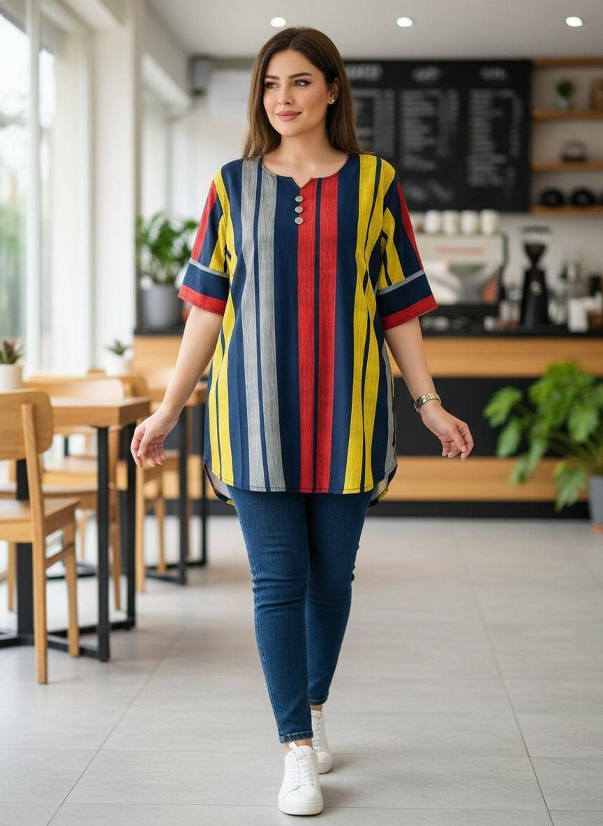 شومیز پریا تنخور زیبا و شیک ❤️😍کد76491 شهرزاد