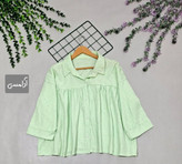شومیز جلو پیلی نگین دار تنخور زیبا و خاص 😍❤️کد 616 آدراپانا