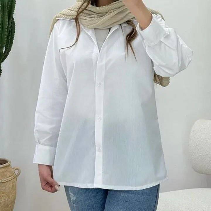 شومیز مانتویی سپیده تنخور زیبا و خاص 🥰😍کد396 آدراپانا