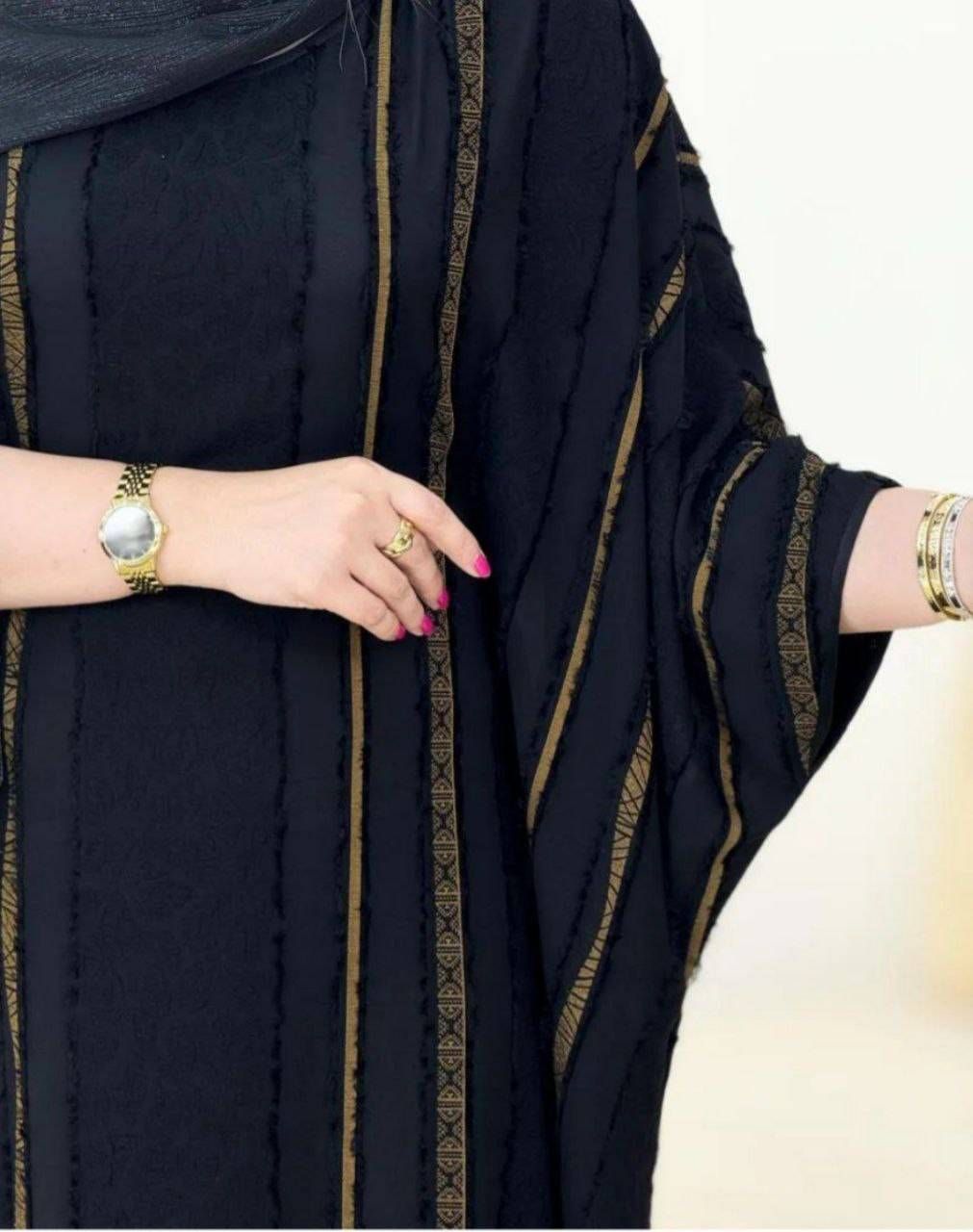 عبا نگین کرپ ژاکارد 🎀🛍🌈۳۰۰۰ نفیس