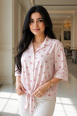شومیز گره ای پاپیون ینزی پفکی زیبا و شیک تنخور عالی در رنگبندی 🌈 🌈 کد ۱۹۴۸۲ مدلند