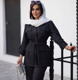 ست مانتو و شلوار مدل کژال با کیفیت در دو رنگ کد 1356 الیشکا