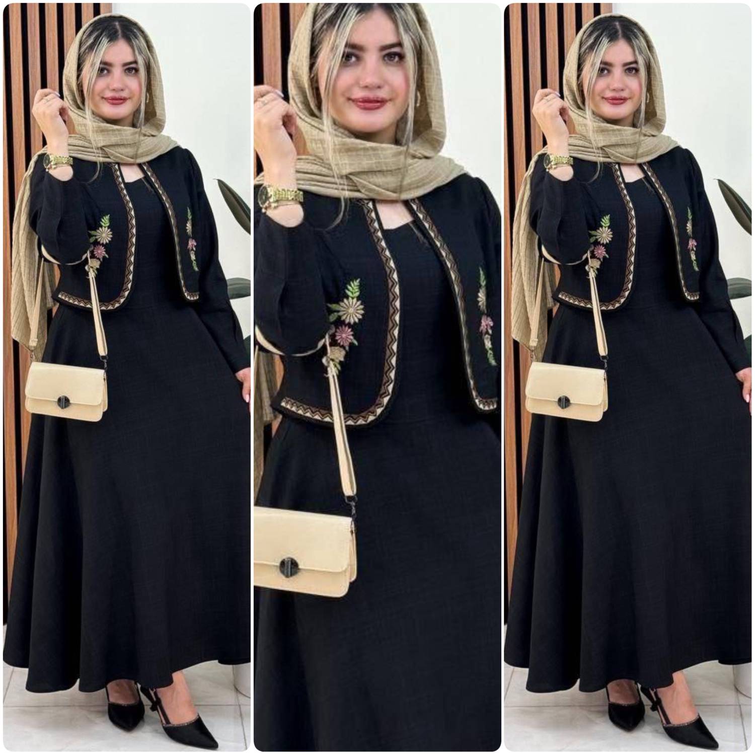 ست کت و سارافون همتا با کیفیت عالی کد 9611 الیشکا